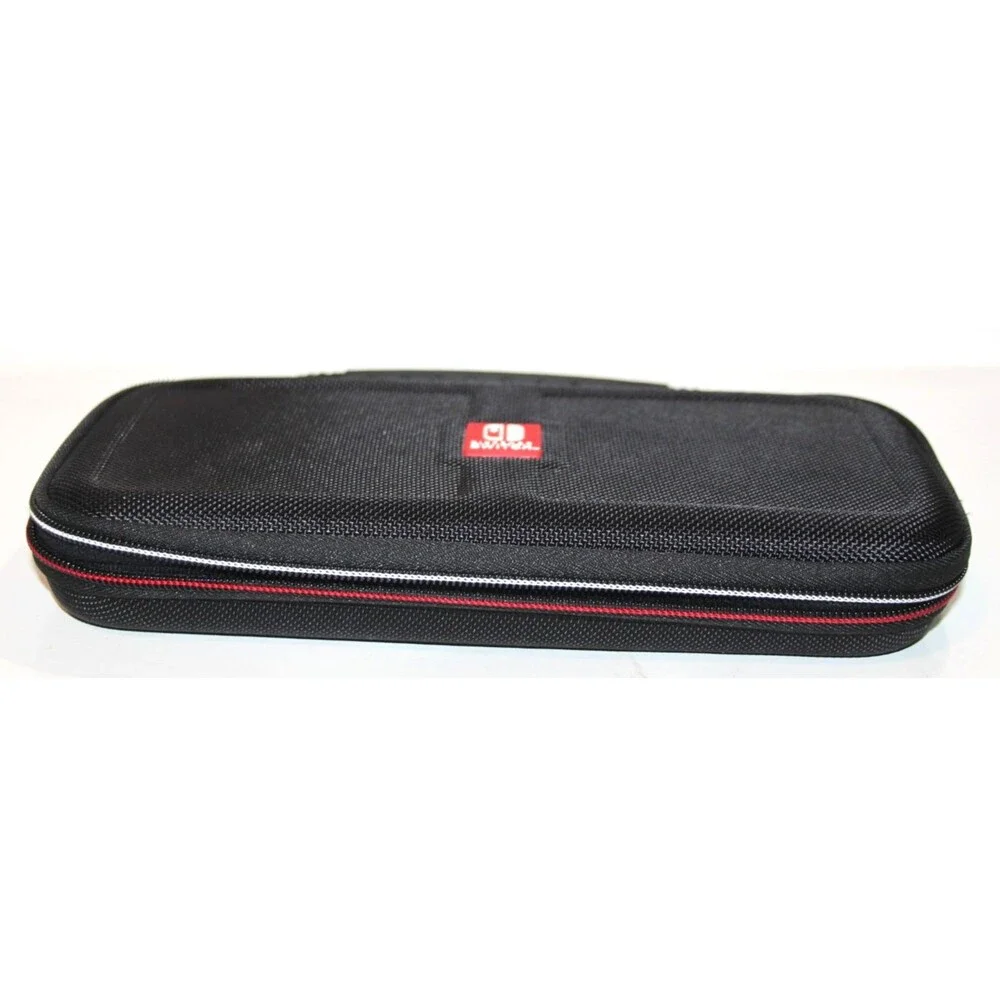 Nintendo Switch Protective Carrying Slim Case Power A Official Red Trim Black